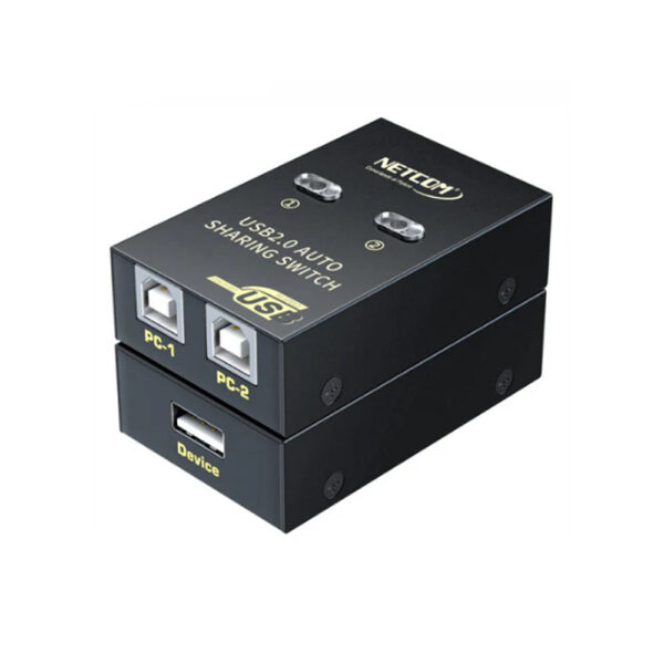 SWITCH USB IMPRESORA 2 X 1 AUTOMATICO (2 INGRESOS 1 SALIDA) - NETCOM