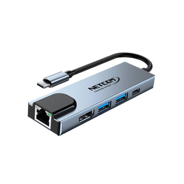 ADAPTADOR USB-C 5 IN 1 UHD 4K@60Hz -  NETCOM