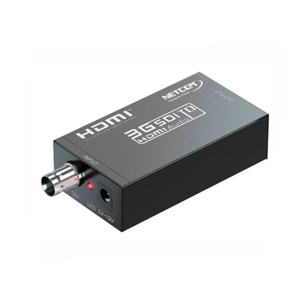 ADAPTADOR MINI 3G SDI A HDMI FULL HD 1080p@60Hz - NETCOM