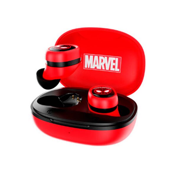 AUDIFONO C/MICROF. LICENCIADO XTECH TRUE WIRELESS SPIDERMAN BLUETOOTH 5.1 12H 10M RED (XTH-M701SM)