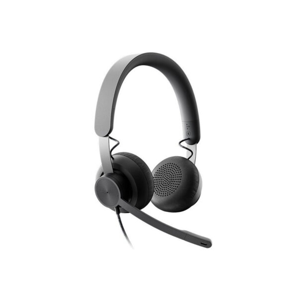 AUDIFONO C/MICROF. LOGITECH B2B ZONE WIRED USB/USB-C TEAMS BLACK (981-000871)