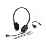 AUDIFONO C/MICROF. GENIUS HS-200C MULTIPLATAFORMA 2X3.5MM/3.5MM BLACK (31710151104)