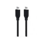 CABLE USB-C GENIUS ACC-C2CC-3A USB-C A USB-C 100CM FAST CHARGE TRENZADO BLACK (32590006400) - Imagen 2