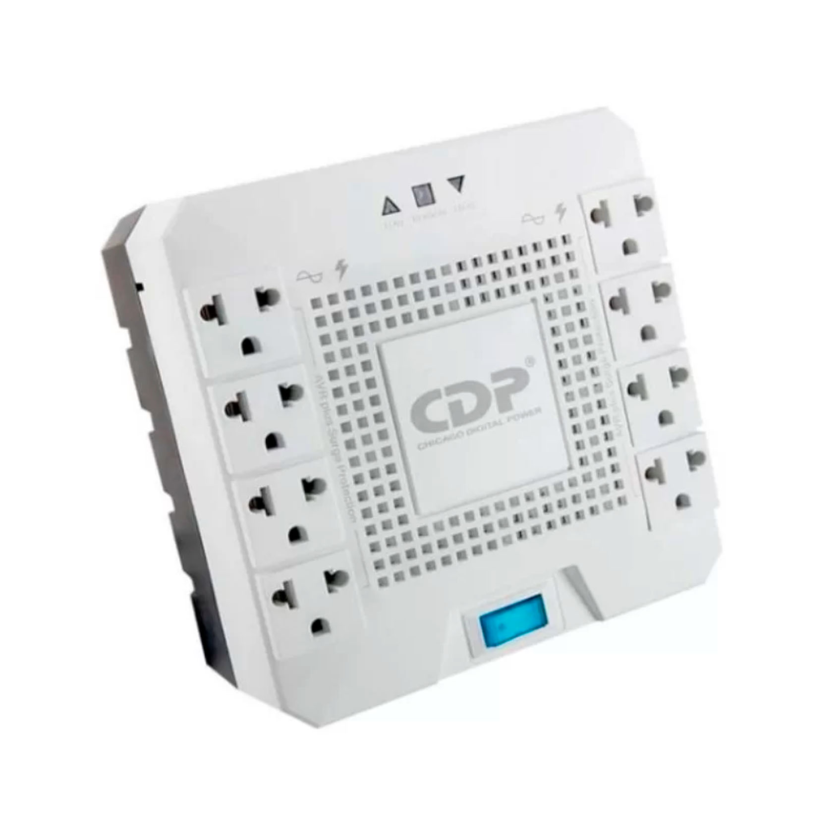 estabilizador-cdp-r-avr1808i-1800va-1000w-8-salidas-r-avr1808i-2 ESTABILIZADOR CDP R-AVR1808I 1800VA/1000W 8 SALIDAS (R-AVR1808I) - Imagen 2