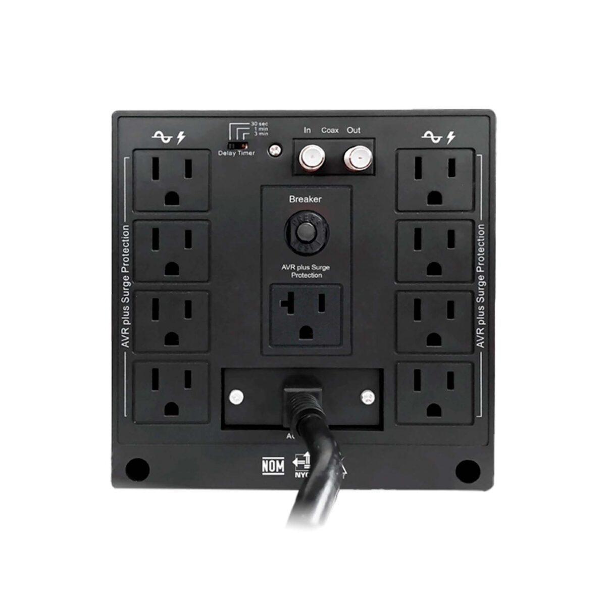 ESTABILIZADOR CDP R-AVR5008I 5000VA/2500W 8 SALIDAS (R-AVR5008I) - Imagen 3