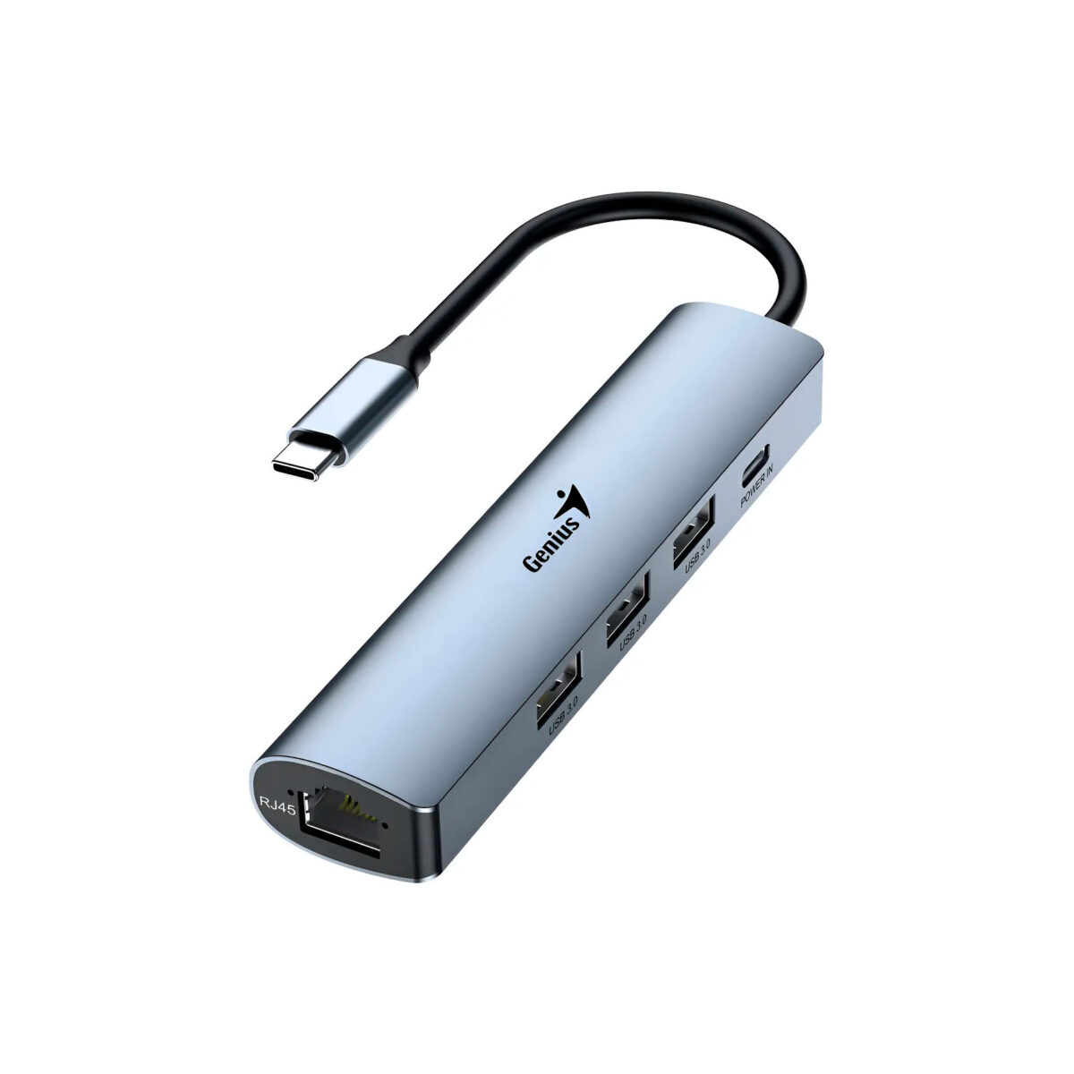 HUB USB-C GENIUS UH-545 GIGABIT ETHERNET 1-USB-C 3-USB-A (31240004400) - Imagen 3