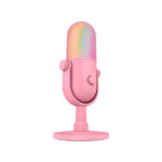 MICROFONO RAZER SEIREN V3 CHROMA USB STREAMING SUPERCARDIOIDE C/N SENSOR TOUCH SILENT QUARTZ (RZ19-05060300-R3U1) - Imagen 3