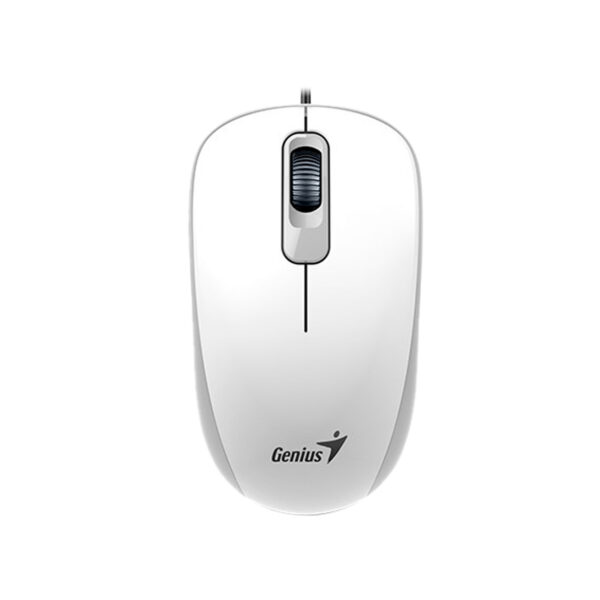 MOUSE GENIUS DX-110 USB OPTICO 1000 DPI WHITE (PN 31010116102)