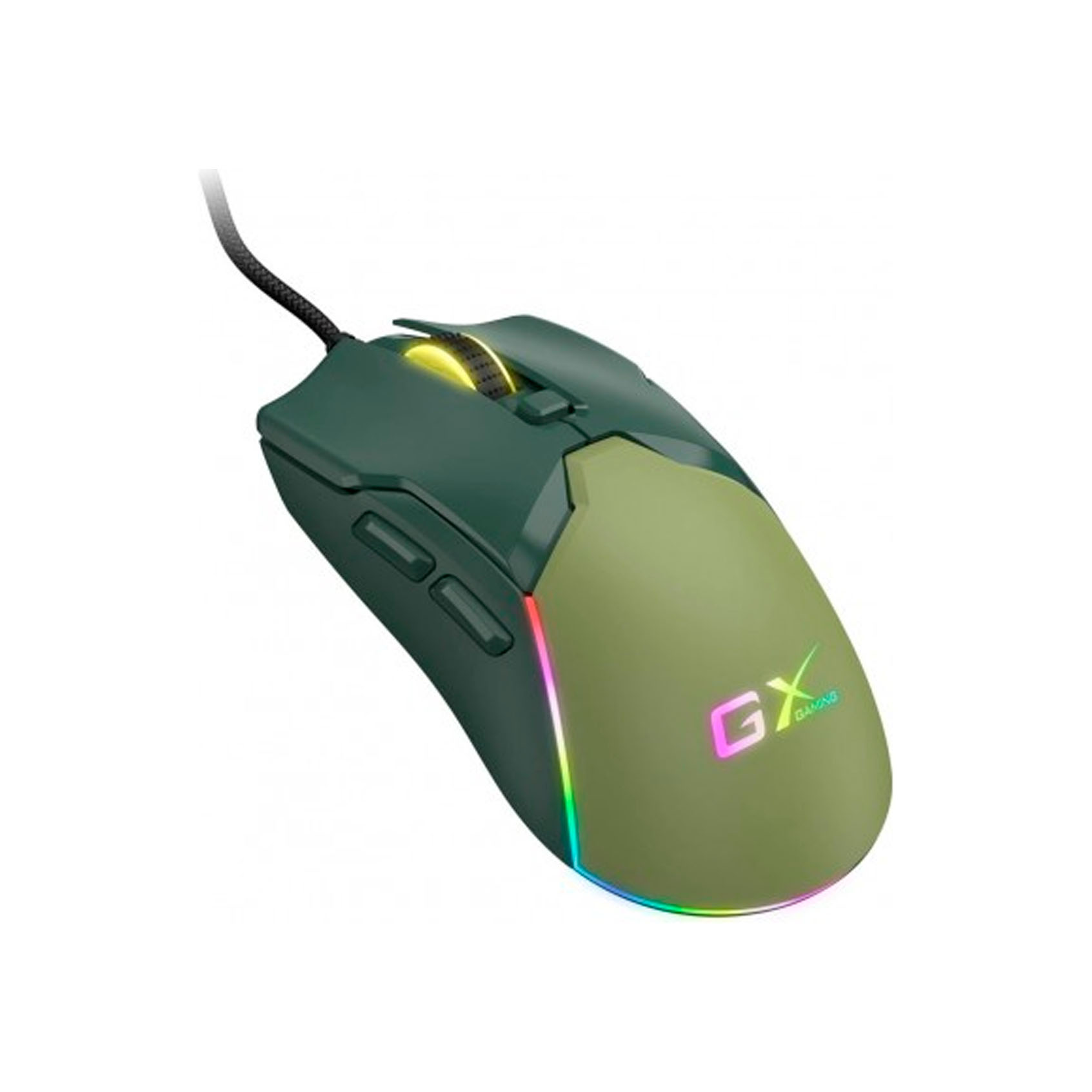 mouse-genius-gx-scorpion-m700-7200-dpi-6-bot-programables-memoria-integrada-rgb-army-green-31040009401-2 MOUSE GENIUS GX SCORPION M700 7200 DPI 6-BOT PROGRAMABLES + MEMORIA INTEGRADA RGB ARMY GREEN (31040009401) - Imagen 2