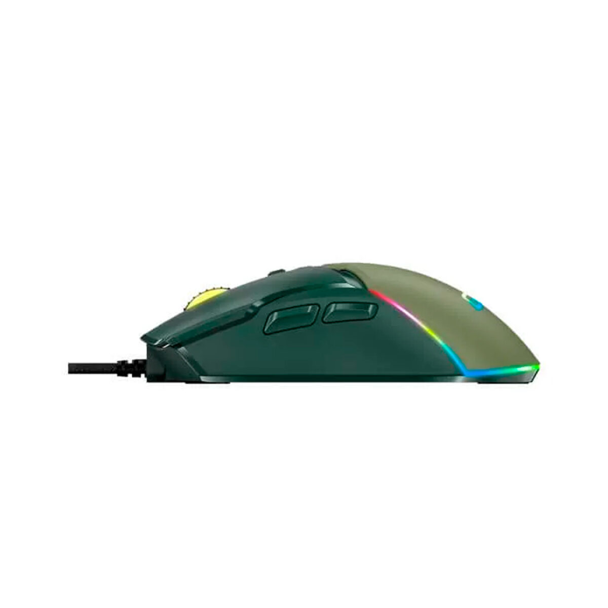 MOUSE GENIUS GX SCORPION M700 7200 DPI 6-BOT PROGRAMABLES + MEMORIA INTEGRADA RGB ARMY GREEN (31040009401) - Imagen 4