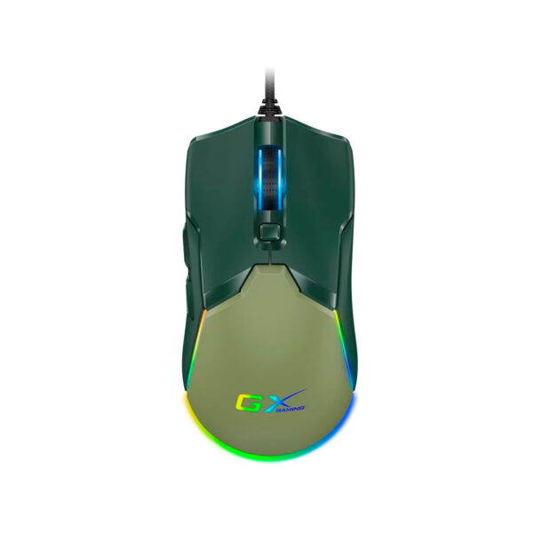 MOUSE GENIUS GX SCORPION M700 7200 DPI 6-BOT PROGRAMABLES + MEMORIA INTEGRADA RGB ARMY GREEN (31040009401)