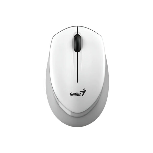 MOUSE GENIUS NX-7009 WIRELESS BLUEEYE ERGONOMICO WHITE GREY (31030030402)