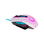 MOUSE LICENCIADO XTECH GAMING GHOST SPIDER USB 2400 DPI 7-BOT PROGRAMABLES CABLE TRENZADO LED WHITE/TURQUESE (XTM-M520SG) - Imagen 3