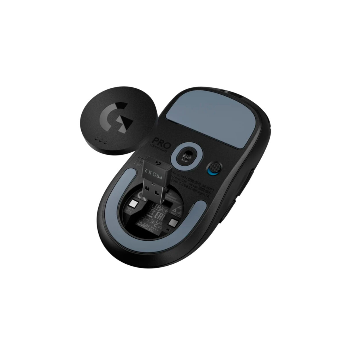 MOUSE LOGITECH G PRO X SUPERLIGHT WIRELESS LIGHTSPEED HERO 25K BLACK (910-005878)-P - Imagen 4