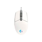 MOUSE LOGITECH G203 LIGHTSYNC OPTICAL 8000 DPI RGB WHITE (910-005791)-P