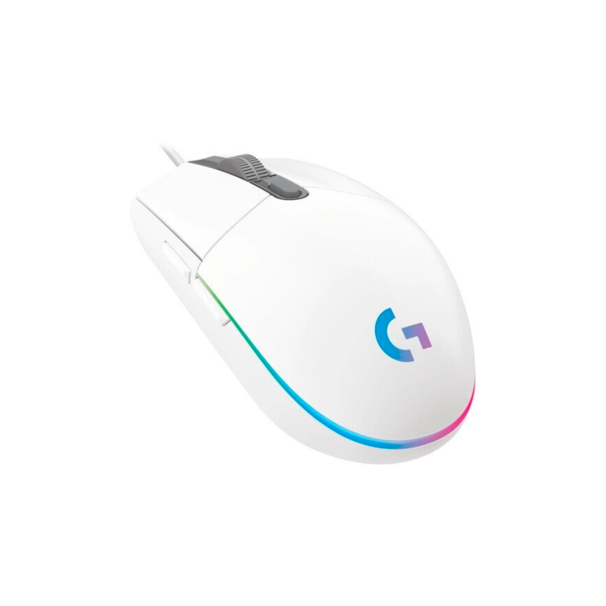 MOUSE LOGITECH G203 LIGHTSYNC OPTICAL 8000 DPI RGB WHITE (910-005791)-P - Imagen 4