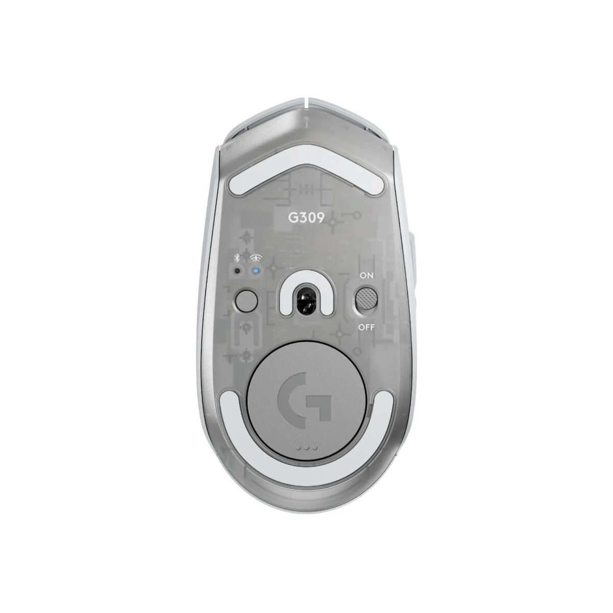 MOUSE LOGITECH G309 LIGHTSPEED WIRELESS/BT 25K DPI LIGHTFORCE WHITE (910-007205) - Imagen 3