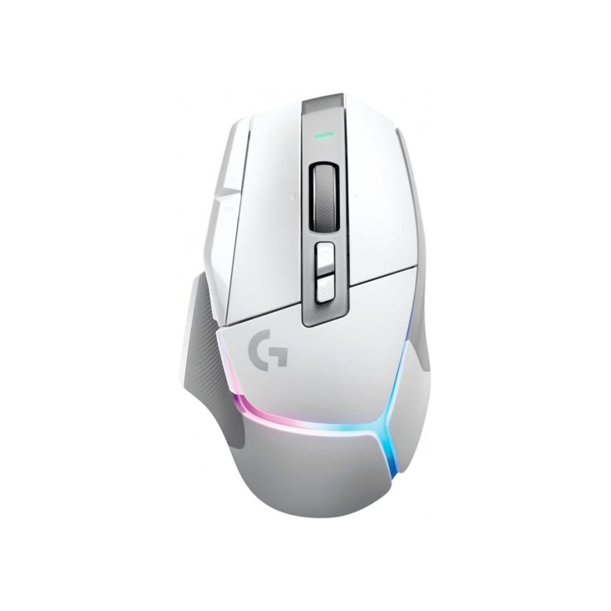 MOUSE LOGITECH G502 X PLUS LIGHTSPEED 25K DPI LIGHTFORCE/LIGHTSYNC RGB WHITE (910-006169) - Imagen 1
