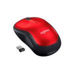 MOUSE LOGITECH M185 WIRELESS RED (910-003635) - Imagen 2