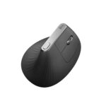 MOUSE LOGITECH MX VERTICAL ADVANCED ERGONOMIC WIRELESS/BLUETOOTH USB-C BLACK (910-005449) - Imagen 3