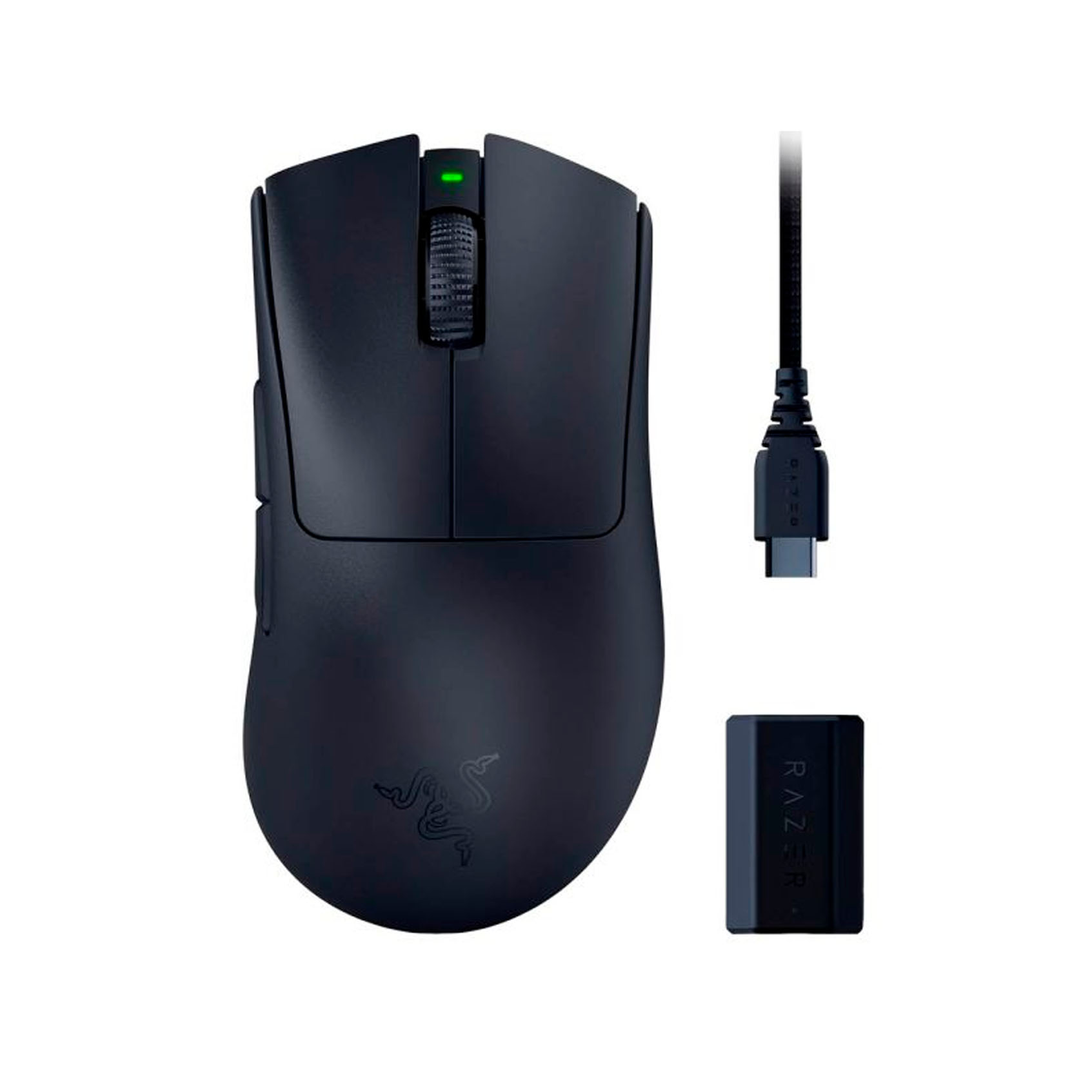 mouse-razer-deathadder-v3-pro-30k-dpi-multi-dispositivo-90h-wireless-usb-c-switch-optico-90m-dongle-wireless-hyperpolling-black-rz01-04630300-r3wl MOUSE RAZER DEATHADDER V3 PRO 30K DPI MULTI-DISPOSITIVO 90H WIRELESS / USB-C SWITCH OPTICO 90M + DONGLE WIRELESS HYPERPOLLING BLACK (RZ01-04630300-R3WL) - Imagen 1