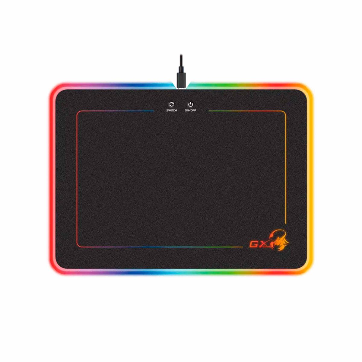 PAD MOUSE GENIUS GX GX-PAD 600H HARD RGB USB BLACK (31250006400) - IT2 - Imagen 1