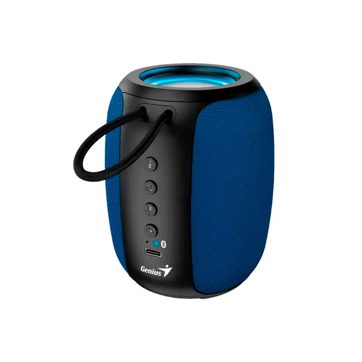 PARLANTE GENIUS SP-915BT BLUETOOTH 5W 6H MIC AI COPILOT RGB BLACK/BLUE (31730052402) - Imagen 1