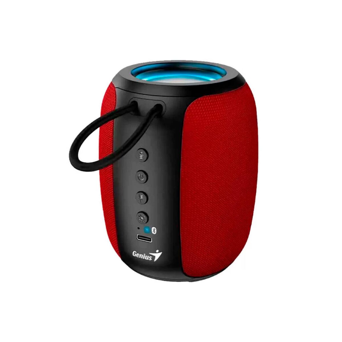 PARLANTE GENIUS SP-915BT BLUETOOTH 5W 6H MIC AI COPILOT RGB BLACK/RED (31730052403) - Imagen 3