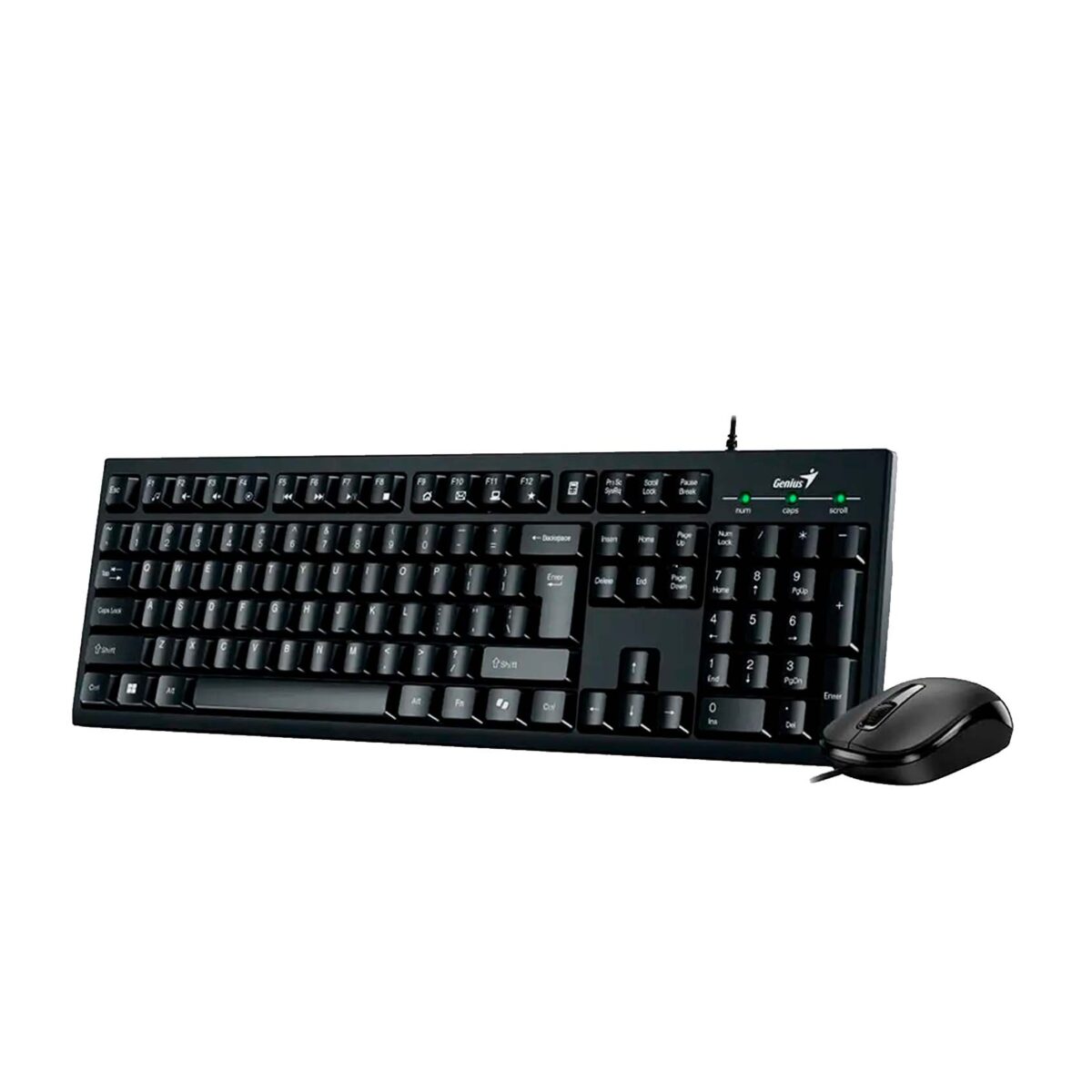TECLADO GENIUS + MOUSE KM-100SE AI COPILOT USB SP BLACK (31330009401) - Imagen 4