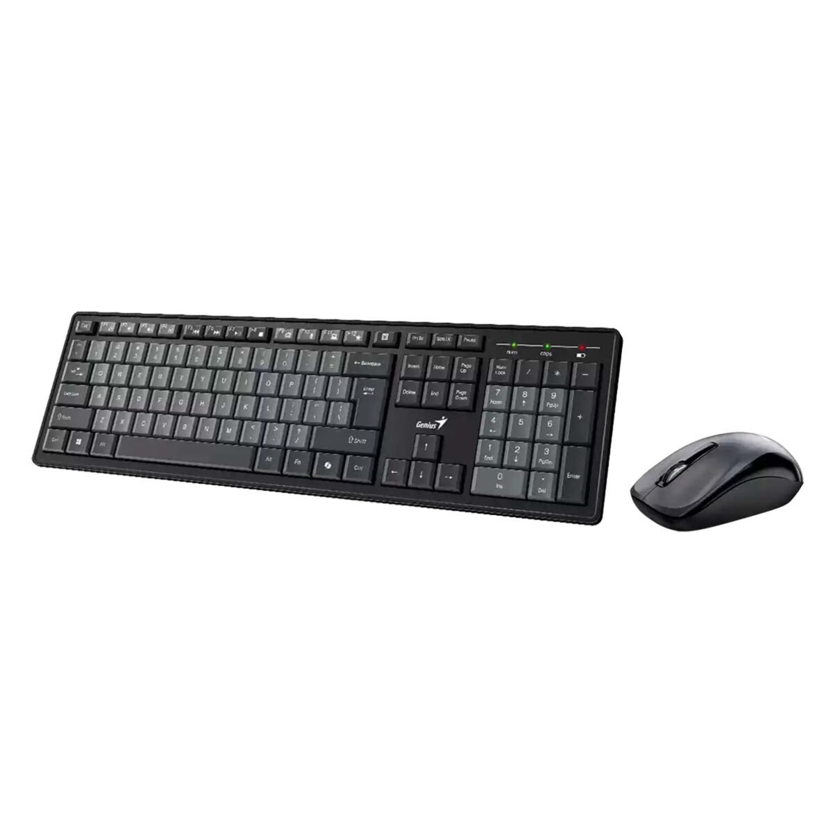 TECLADO GENIUS + MOUSE WIRELESS KM-8200 AI COPILOT MULTIMEDIA SP BLACK/GREY (31340003420) - Imagen 2