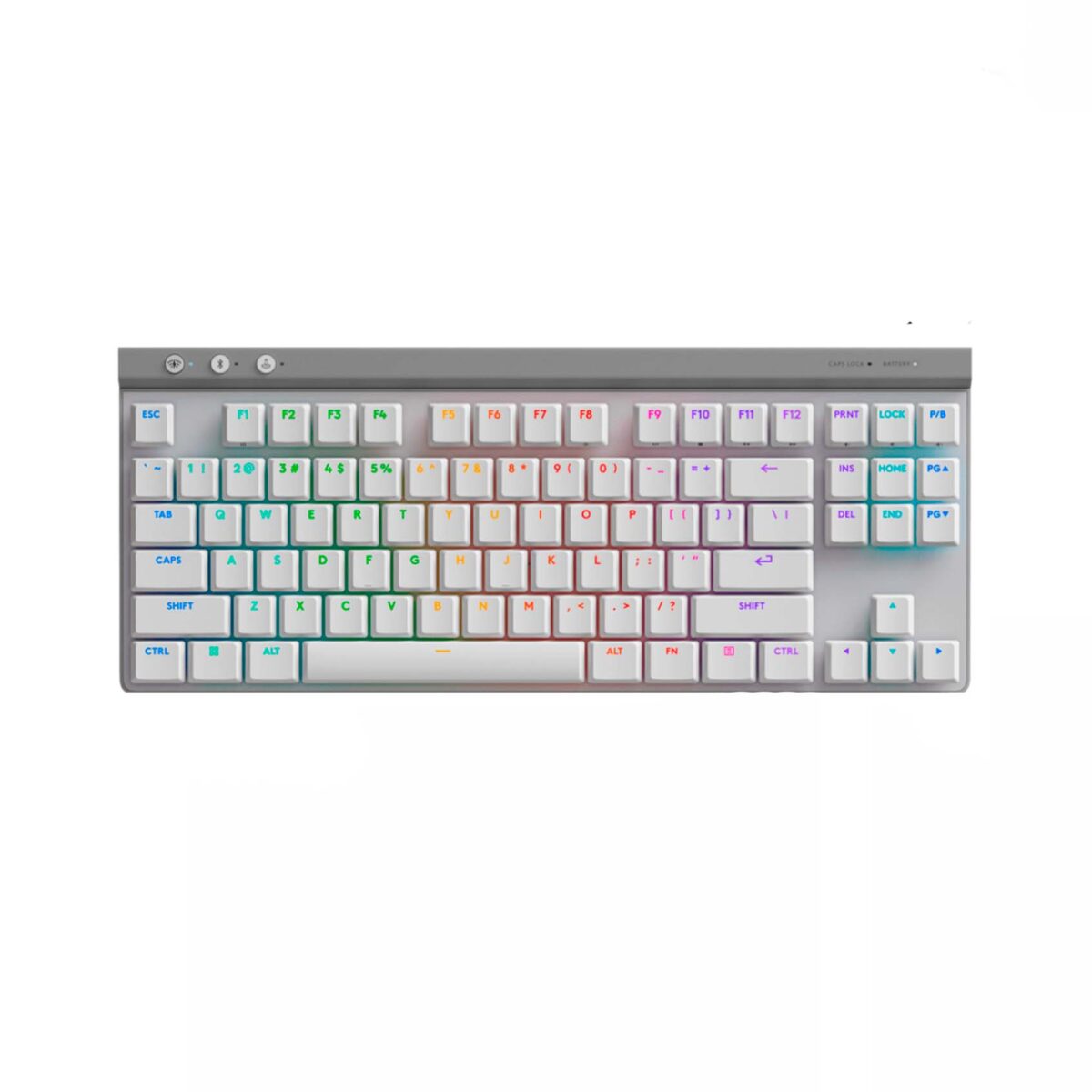 TECLADO LOGITECH G515 TKL LIGHTSPEED/BT LIGHTSYNC RGB WHITE (920-012535)-P - Imagen 1