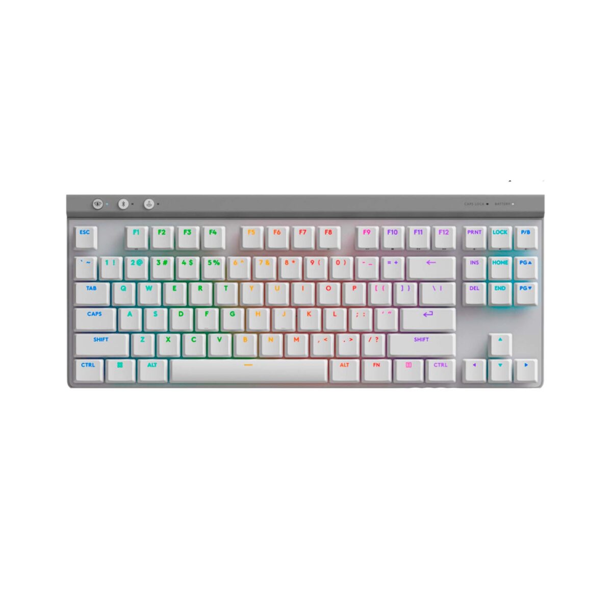 TECLADO LOGITECH G515 TKL LIGHTSPEED/BT LIGHTSYNC RGB WHITE (920-012535)-P - Imagen 3