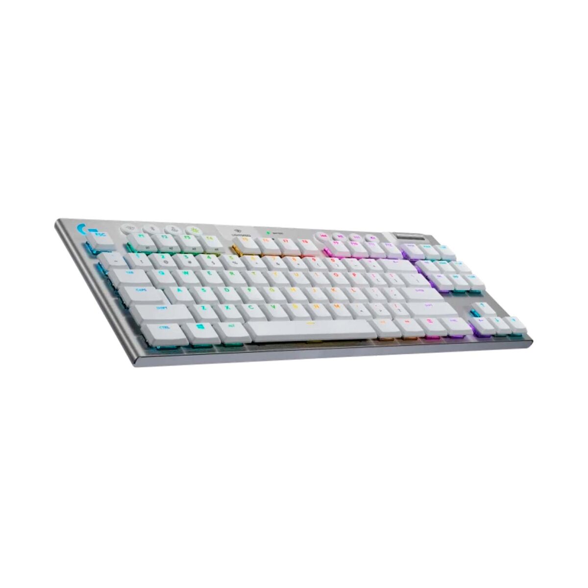 TECLADO LOGITECH G915 X TKL LIGHTSPEED/ BT LIGHTSYNC RGB / KEYCONTROL WHITE (920-012732) - Imagen 2