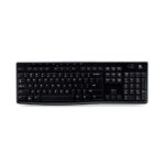 TECLADO LOGITECH K270 WIRELESS UNIFYING USB SP BLACK (920-004426)