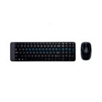 TECLADO LOGITECH + MOUSE MK220 WIRELESS USB SP BLACK (PN 920-004430)