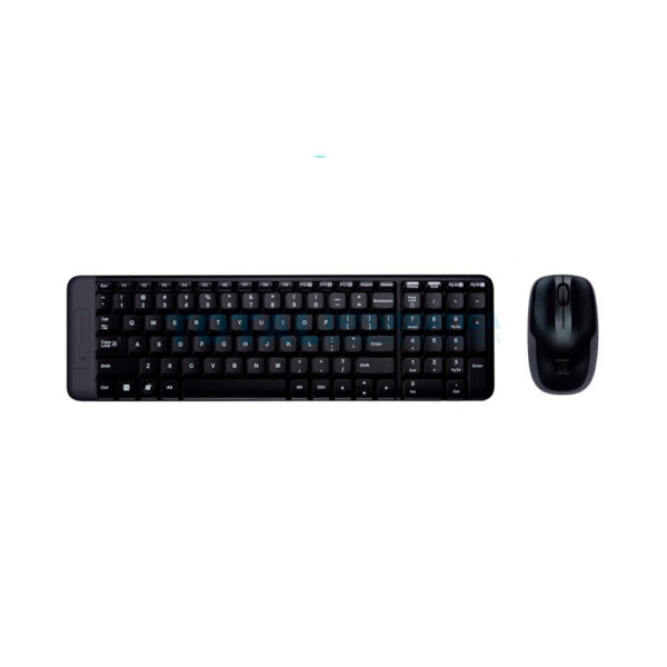TECLADO LOGITECH + MOUSE MK220 WIRELESS USB SP BLACK (PN 920-004430)