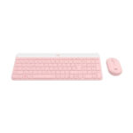TECLADO LOGITECH + MOUSE MK470 WIRELESS SLIM USB ROSE (920-011312) - Imagen 2