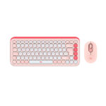 TECLADO LOGITECH + MOUSE POP ICON BLUETOOTH/WIRELESS SP / COPILOT/ ROSE (920-013053)