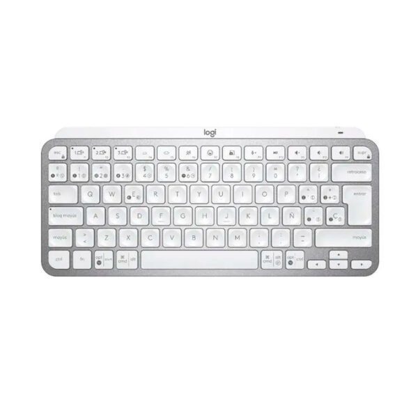 TECLADO LOGITECH MX KEYS MINI MULTI-DEVICE BT ILUMINADO PALE GREY SP (920-010477)