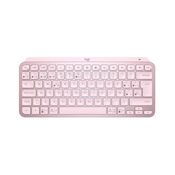 TECLADO LOGITECH MX KEYS MINI MULTI-DEVICE BT ILUMINADO ROSE SP (920-010478)