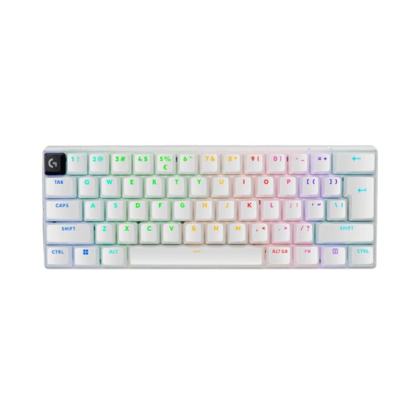 TECLADO LOGITECH PRO X 60 LIGHTSPEED BT/ÓPTICO/65 HRS/RGB WHITE (920-011921)