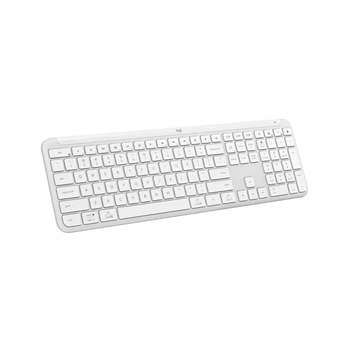 TECLADO LOGITECH SLIM SILENT K950 WIRELESS  BOLT/BLUETOOTH SP WHITE (920-012593) - Imagen 2