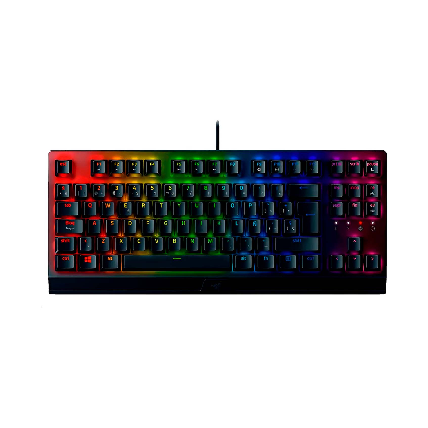 teclado-razer-blackwidow-v3-tkl-mechanical-switch-green-80m-sp-chroma-black-rz03-03491200-r311 TECLADO RAZER BLACKWIDOW V3 TKL MECHANICAL SWITCH YELLOW 80M SP CHROMA BLACK (RZ03-03492300-R311) - Imagen 1