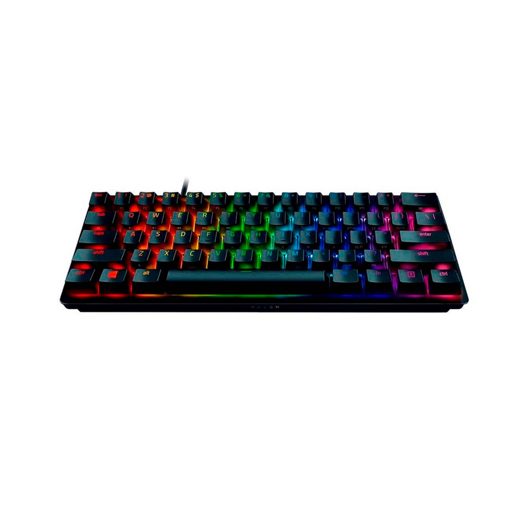 teclado-razer-huntsman-mini-opto-mechanical-usb-c-switch-purple-100m-sp-chroma-black-rz03-03392900-r311-2 TECLADO RAZER HUNTSMAN MINI OPTO MECHANICAL USB-C SWITCH PURPLE 100M SP CHROMA BLACK (RZ03-03392900-R311) - Imagen 2