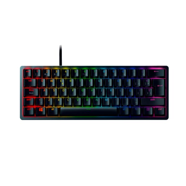 TECLADO RAZER HUNTSMAN MINI OPTO MECHANICAL USB-C SWITCH PURPLE 100M SP CHROMA BLACK (RZ03-03392900-R311)