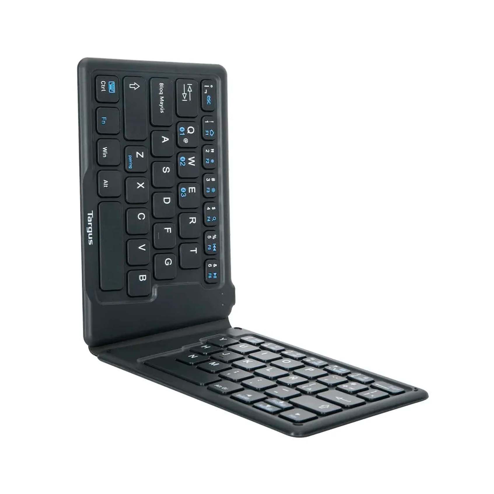 teclado-targus-akf003-multi-dispositivo-antimicrobial-plegable-bt-sp-black-akf003es-2 TECLADO TARGUS AKF003 MULTI-DISPOSITIVO ANTIMICROBIAL PLEGABLE BT SP BLACK (AKF003ES) - Imagen 2