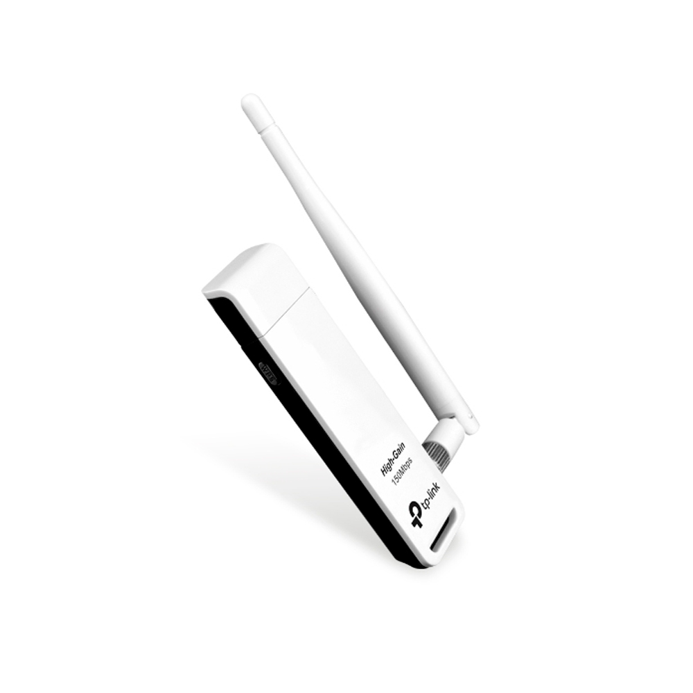 150Mbps High Gain Wi-Fi USB ADAPTADOR WI-FI TL-WN722N 150MBPS ALTA GANANCIA USB 2.0 - Imagen 1