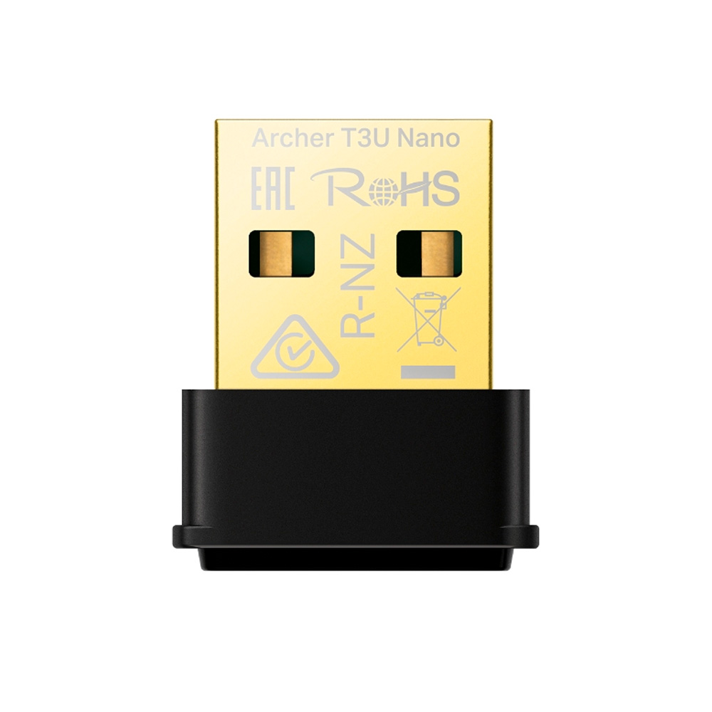 AC1300 Nano Dual Band Wi-Fi ADAPTADOR WI-FI ARCHER T3U NANO AC1300 DUAL BAND USB - Imagen 1