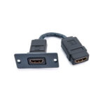 PLACA DE PARED KRAMER W-H(W-HDMI)(B) INSERCION HDMI (85-0009399)
