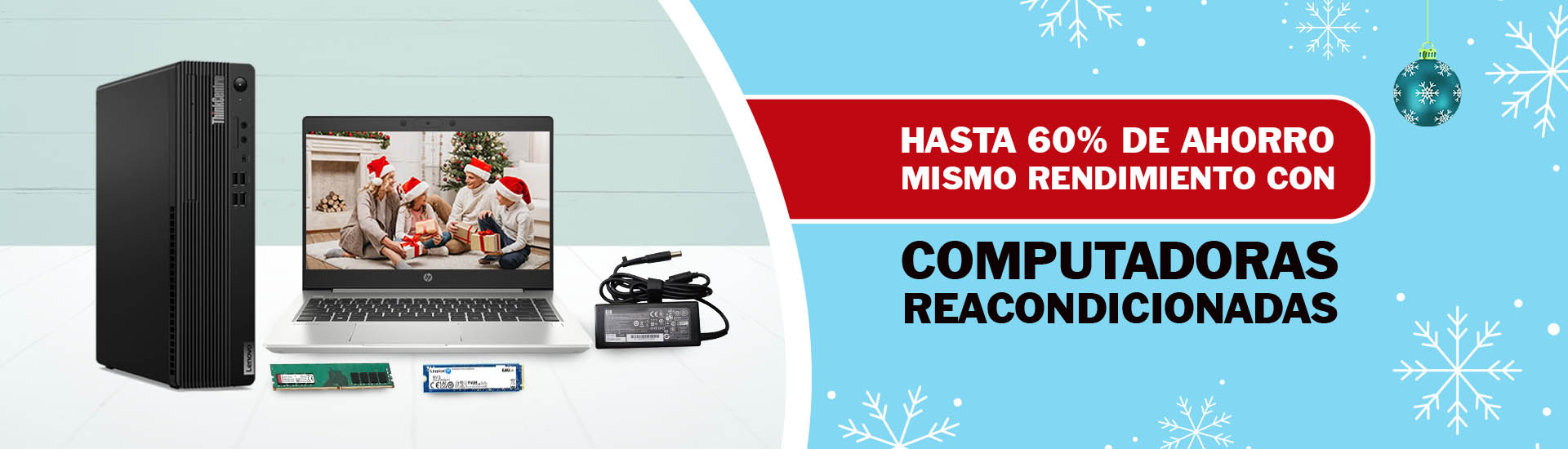 portada para reacondicionado navidad